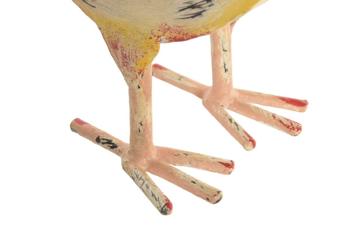 DKD Home Decor Figura de Gallina en Metal, Surtido de 2 Unidades, Azul y Blanco