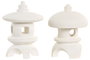 DKD Home Decor Decoración Luminosa LED Pagoda Surtido de 2