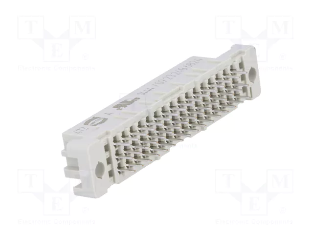 HARTING DIN 41612 conector hembra de 48 pines recto THT HARTING DIN 41612 conector hembra de 48 pines recto THT
