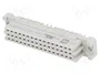 HARTING DIN 41612 conector hembra de 48 pines recto THT