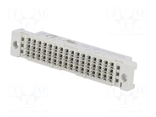 HARTING DIN 41612 conector hembra de 48 pines recto THT HARTING DIN 41612 conector hembra de 48 pines recto THT