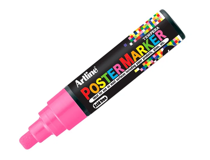 Artline EPP-6-ROS Rotulador Poster Marker Punta Redonda 6 mm Rosa Fluor Artline EPP-6-ROS Rotulador Poster Marker Punta Redonda 6 mm Rosa Fluor