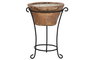 DKD Home Decor Velon Indo 1c25 Negro Marron 45 x 50 x 45 cm