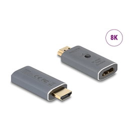 DeLOCK 64324 Emulador EDID HDMI 8K Antracita