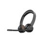 MEDIARANGE MROS307 Auriculares Inalámbricos Diadema Supraaural Bluetooth 5.2 para Llamadas y Música, Negro, Hasta 55 Horas de Batería