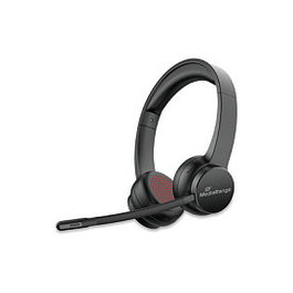 MEDIARANGE MROS307 Auriculares Inalámbricos Diadema Supraaural Bluetooth 5.2 para Llamadas y Música, Negro, Hasta 55 Horas de Batería