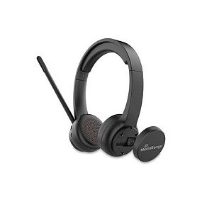 MEDIARANGE MROS307 Auriculares Inalámbricos Diadema Supraaural Bluetooth 5.2 para Llamadas y Música, Negro, Hasta 55 Horas de Batería