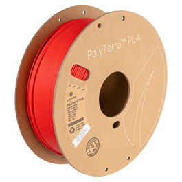 Polmask Filamento PLA 1.75 mm, Color Rojo Lava, 1 kg, para Impresión 3D