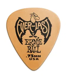 Ernieball Púas Guitarra Everlast Naranja 0,73 Mm - Pack 12 Unidades