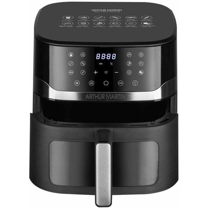 Arthur Martin Freidora sin aceite 10L 1800W negra - ampaf1800