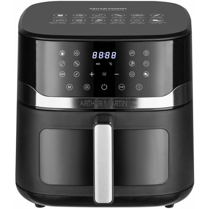 Arthur Martin Freidora sin aceite 10L 1800W negra - ampaf1800