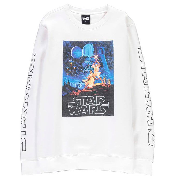DIFUZED Sudadera Vintage Poster Star Wars Talla 2XL 60% Algodón 40% Polyester DIFUZED Sudadera Vintage Poster Star Wars Talla 2XL 60% Algodón 40% Polyester