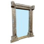 DKD Home Decor Espejo de Teca Tallas Antiguas Natural 150x18x225 cm