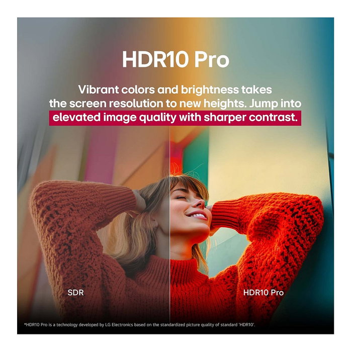 LG 65" 165.1 cm (65UA74006LB) Smart TV UHD 4K LED WebOS 25, WiFi, Bluetooth, HDR10, Negro