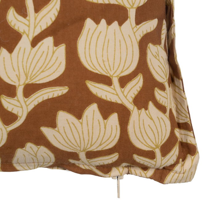 Cojín Beige-Marrón 100% Algodón 50 X 30 cm (Set de 2) Cojín Beige-Marrón 100% Algodón 50 X 30 cm (Set de 2)