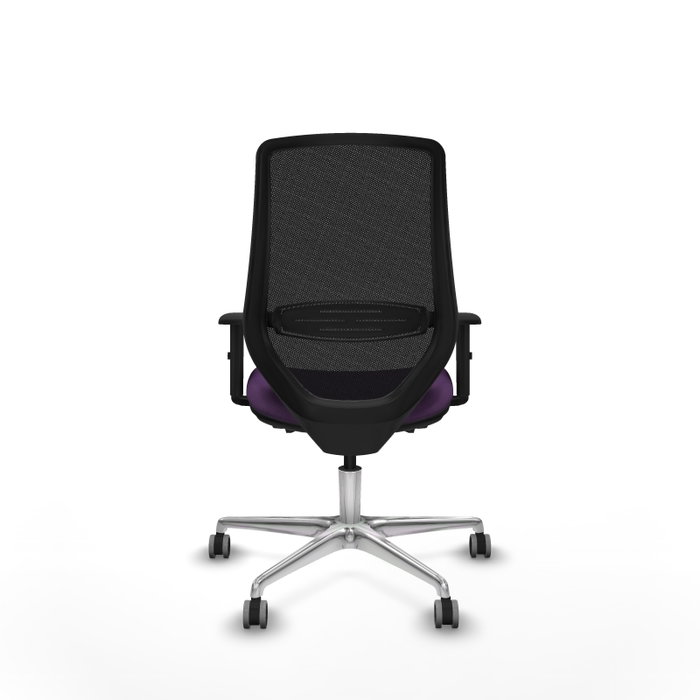 PIQUERAS Y CRESPO Silla de oficina Mardos con mecanismo Sincro/Traslack, Morado y Negro
