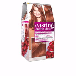L'Oréal Paris Casting Crème Gloss Tinte Semi-Permanente Sin Amoniaco #645-Ámbar - 180 ml - Baño de Color, Cobertura Canas, Brillo Excepcional