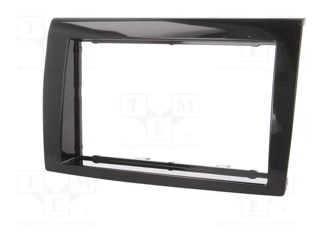 ACV Bastidor de montaje de radio para Fiat 2 DIN, brillo negro