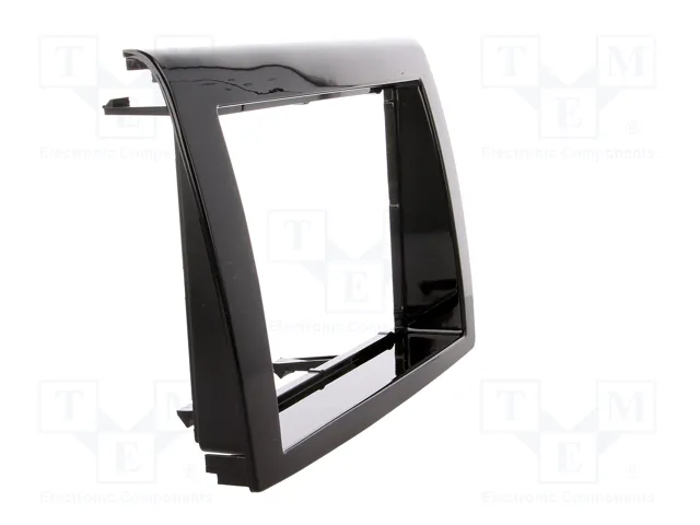 ACV Bastidor de montaje de radio para Fiat 2 DIN, brillo negro
