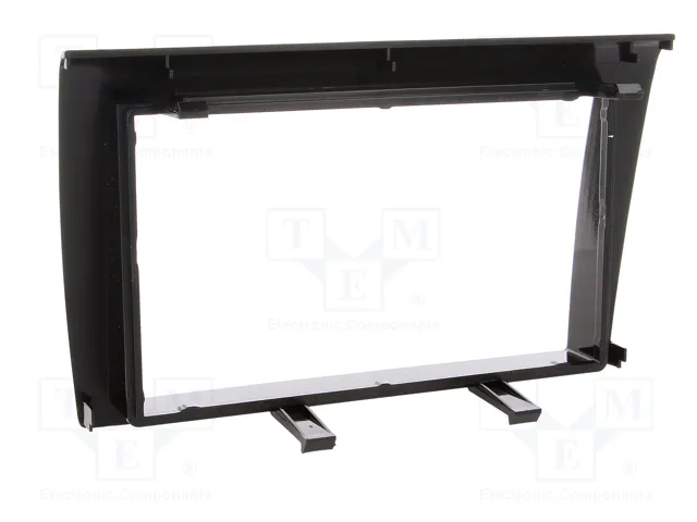 ACV Bastidor de montaje de radio para Fiat 2 DIN, brillo negro