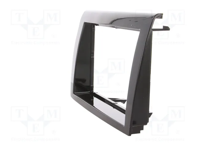ACV Bastidor de montaje de radio para Fiat 2 DIN, brillo negro