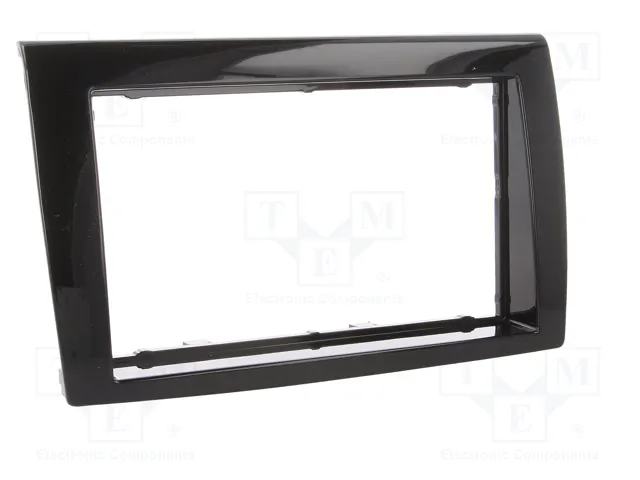 ACV Bastidor de montaje de radio para Fiat 2 DIN, brillo negro