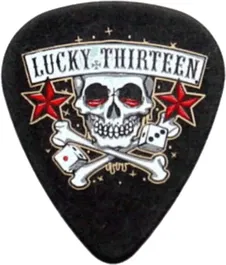 Dunlop Pack 36 Púas Lucky 13 Series Ii Skull Dice - 1,00 Mm