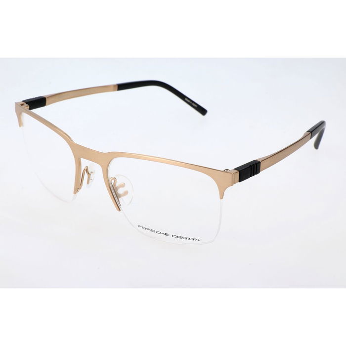 Montura de Gafas Hombre Porsche Design P8277C Dorado ø 54 mm Montura de Gafas Hombre Porsche Design P8277C Dorado ø 54 mm