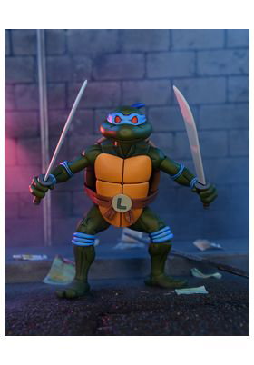Ultimate Leonardo Vhs Scale Action Fig. 18 Cm Teenage Mutant Ninja Turtles Cartoon