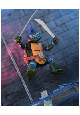 Ultimate Leonardo Vhs Scale Action Fig. 18 Cm Teenage Mutant Ninja Turtles Cartoon