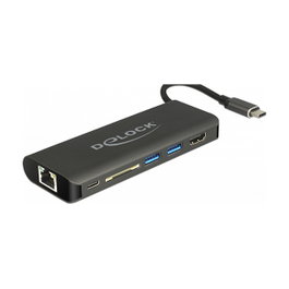 DeLOCK Docking Station 87721 con HDMI 4K, Gigabit LAN y USB PD