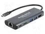 DeLOCK Docking Station 87721 con HDMI 4K, Gigabit LAN y USB PD