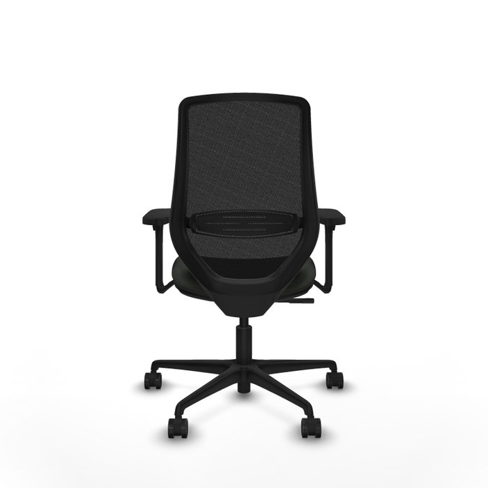 PIQUERAS Y CRESPO Silla de oficina Mardos con mecanismo Sincro y Brazos 3D Negro