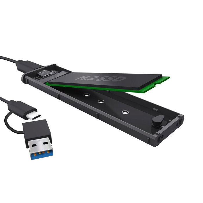 Trust Carcasa Externa M.2 USB-C Negro
