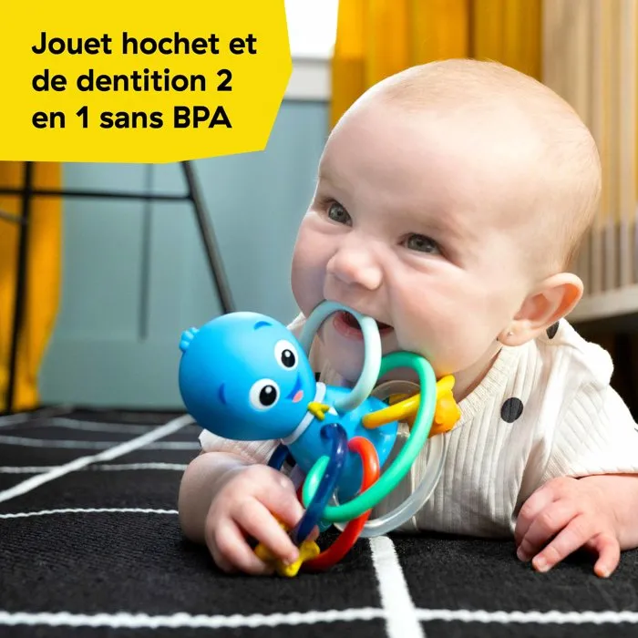 BABY EINSTEIN Ocean Explorers Opus' Shake & Soothe Mordedores Juguete Sonajero Bebé +0 Meses
