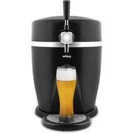 Weasy PINT568 Dispensador de Cerveza 5L con Temperatura de 3°C a 6°C y 60W