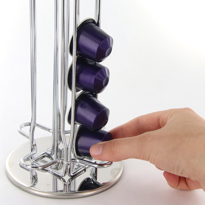 Cook Concept Dispensador Giratorio para 40 Cápsulas Nespresso o Compatibles