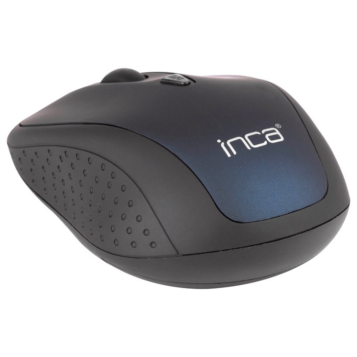 INCA IWM-201RL Ratón Óptico Inalámbrico RF de 1600 DPI con Nano Receptor USB, 4 Botones, para Oficina