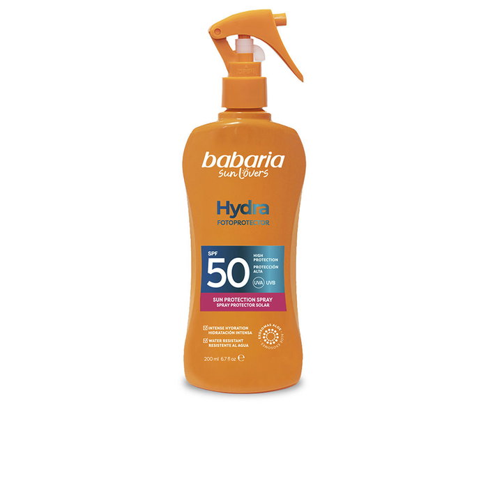 Babaria Sun Lovers Hydra Spray Protector Solar SPF50 200ml Babaria Sun Lovers Hydra Spray Protector Solar SPF50 200ml