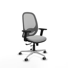 PIQUERAS Y CRESPO Silla de oficina Cilanco Gris con mecanismo Sincro/Traslack