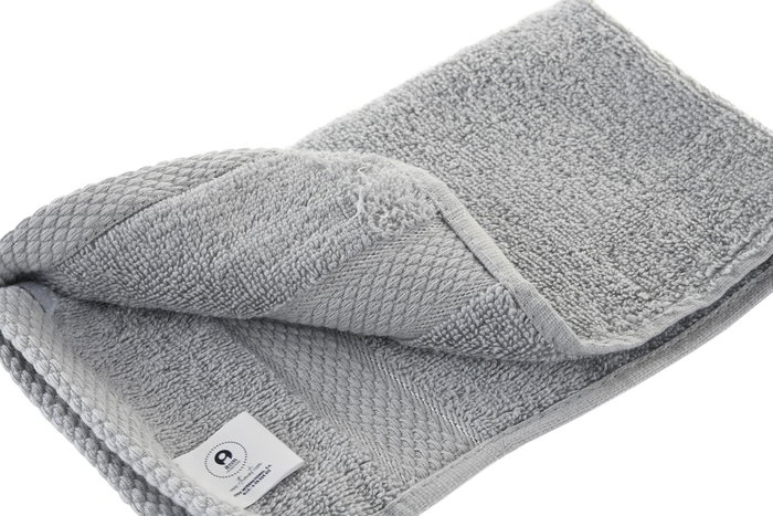 DKD Home Decor Toalla Gris Claro 50 x 30 cm 600gsm Algodón y Poliéster (6 Unidades)