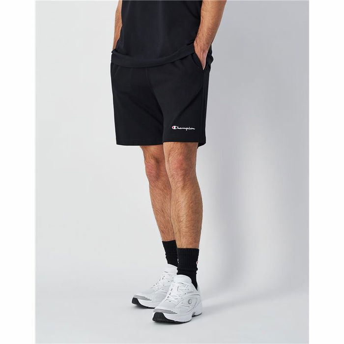 Pantalones Cortos de Hombre Champion Negro Pantalones Cortos de Hombre Champion Negro