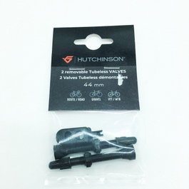 Hutchinson Juego de válvulas Tubeless 44mm Negro