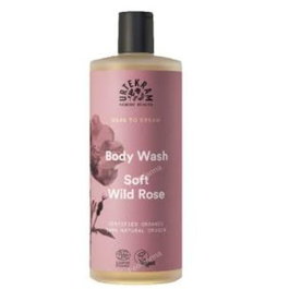 URTEKRAM Gel de Baño Soft Wild Rose 500ml Eco Vegan