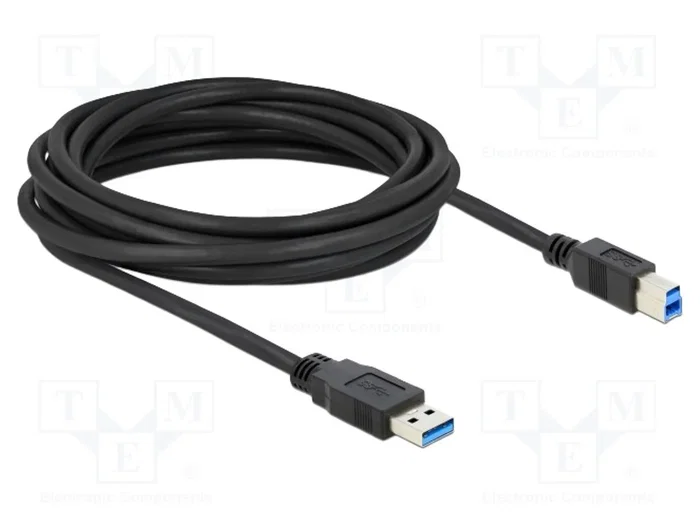 DeLOCK Cable USB 3.2 Gen 1 de Tipo-A a Tipo-B 5 m Negro DeLOCK Cable USB 3.2 Gen 1 de Tipo-A a Tipo-B 5 m Negro