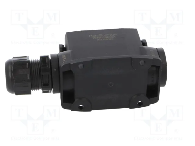 HARTING Carcasa para conectores HDC Han-Eco® A tamaño 10A IP65 recto