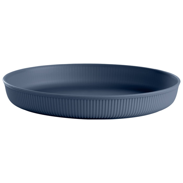 Day - Juego de 4 Platos d.20 cm, Mate, Colores Surtidos (Azul, Beige, Marrón), Aptos Lavavajillas y Microondas