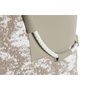DKD Home Decor Cojín Jacquard PU Beige 45x10x45 cm