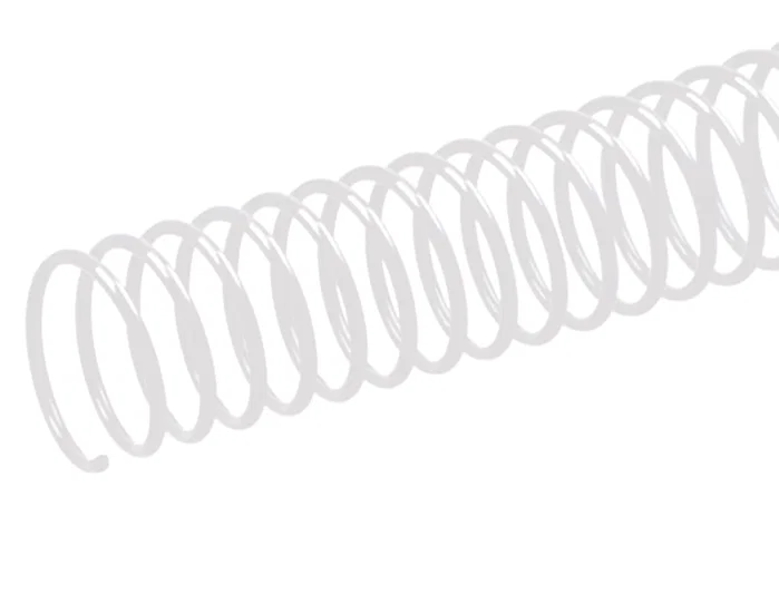 Q-connect Espiral 64 5:1 Blanco para Encuadernación de 6 mm, Caja de 200 Unidades
