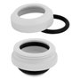 Corsair Hydro X Series XF Hardline Connection Straight G1/4 a 14mm AD Hardtube Pack de 4 Blanco